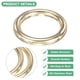 thumbnail image 2 of Uxcell 4-Pack Anillos de Cortina de Metal de 3/4 Pulgadas para Ventanas y Telas [Oro], 2 of 6