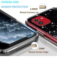 thumbnail image 3 of Compatible with Samsung A03 Case Cute Glitter Clear Sparkly Cases Shockproof Samsung Galaxy A03 Phone Case for Women Girls Silicone Slim Bling Protective Cover (Black), 3 of 14