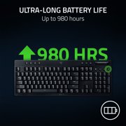 Razer BlackWidow V4 Low-profile HyperSpeed Wireless Mechanical PC Gaming Keyboard, Black