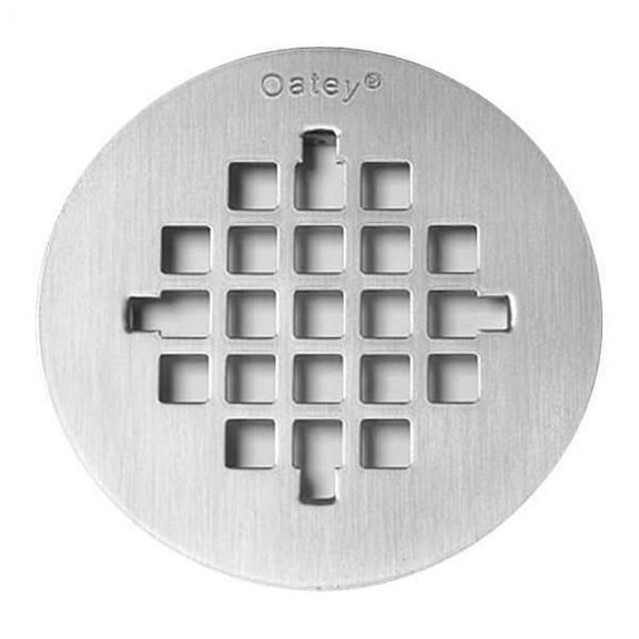 Oatey Shower Strainer,Snap In,SS,4-1/4in 42138