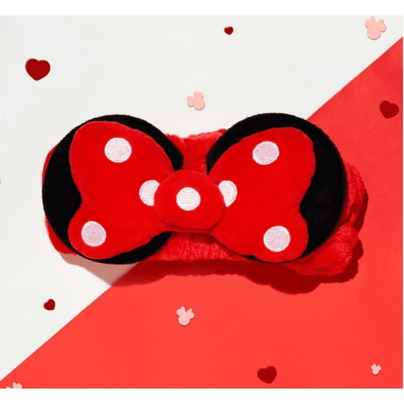 The Crème Shop | Disney: 3D Teddy Headyband™ in "Spotted in Red"