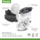 thumbnail image 2 of Tovolo - Moldes de hielo en forma de gatito, juego de 2 – Molde de hielo grande ideal para los amantes de los gatos, molde de hielo único para enfriar bebidas, almacenamiento sin, 2 of 6