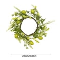 thumbnail image 3 of A Easter Egg Wreath 9.8 Inch Rattan Base With Colorful Eggs Butterflies For Door Wall Window Spring Party Decoration Festive Garland, 3 of 7