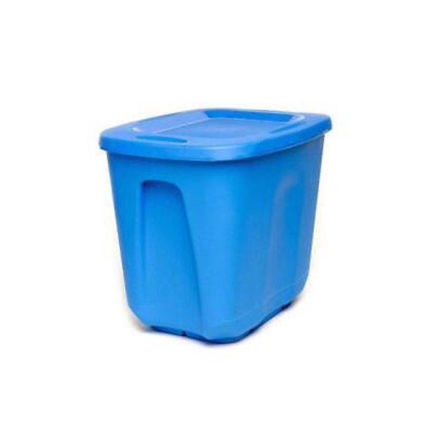 Homz 19.125 in. H X 14 in. W X 13.5 in. D Stackable Storage Tote (Pack