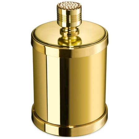 

AGM Home Store Starlight Round Cotton Ball/Swab Holder With Swarovski Crystals