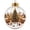 Christmas D #13, variant on New Glowing Christmas Story Ornament, Light-Up Diorama with Stand and Hook, Versatile Mini Scene Display for Branch Table Mantel, Seasonal Decor (Santa)