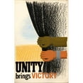thumbnail image 3 of Anonymous 13x18 Black Modern Framed Museum Art Print Titled - Unity Brings Victory (Between 1939 and 1946), 3 of 5