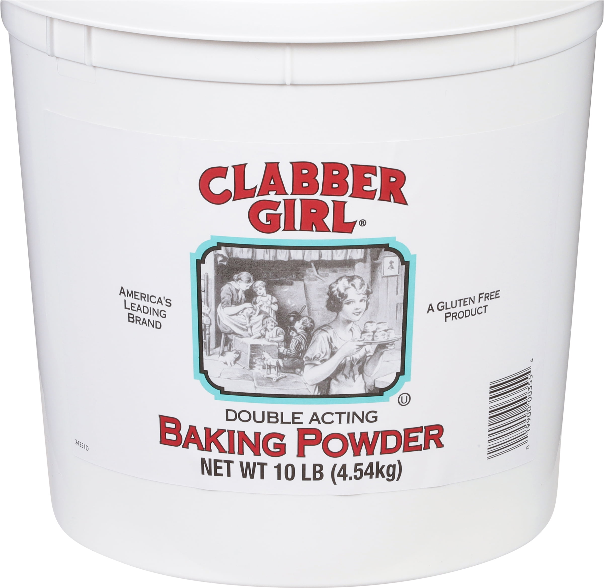 4 PACKS Baking Clabber Girl Powder 4 Case 10 Pound