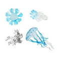 thumbnail image 4 of CUITING Jellyfish Growth Cycle Science Biology Model Animal Life Growth Cycle Figure Pink, 4 of 9
