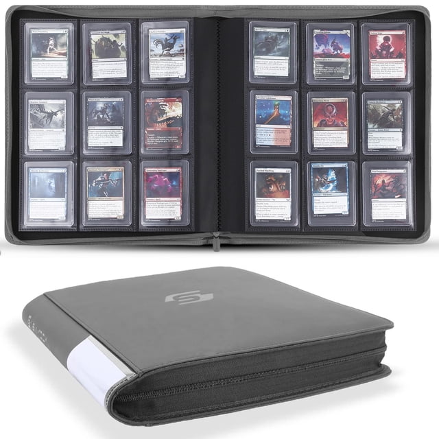 Carpeta para cartas Snewkcdy Top Loader de 9 bolsillos y 360 cartas
