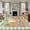 Green, variant on 2x3 Ft Entryway Area Rug, Happy Easter Bunny Kitchen Rug Runner Washable Floor Mat, Spring Floral Pink Blue Plaid Non Slip Indoor Door Mat Throw Carpet for Bathroom Living Room Bedroom