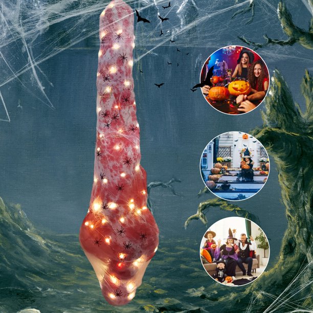 Halloween envuelto decorativo con luz fiesta al aire libre en el hogar (con bomba de luz)