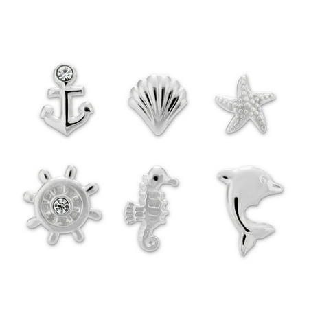 nautical sterling earrings piece silver