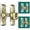 G, variant on Flip Door Latch Lock, 90/180 Degree Right Angle Barn Door Gate Latches Lock Zinc Alloy Hardware Bold Thickened Door Sliding Door Latch Lock for Cabinets (Gray)