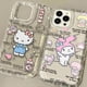thumbnail image 2 of Funda transparente para Samsung Galaxy S23 Ultra S22 S21 FE S10 Plus Note 20 10 A34 A54 A33 A53 A32 A52, dibujo animado de Hello Kitty Melody, 2 of 5