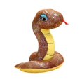 thumbnail image 3 of Juguete de peluche de serpiente para decoración, bonito, creativo, suave, ideal como regalo, práctico juguete de serpiente de peluche para cumpleaños Marrón, 3 of 8