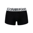 thumbnail image 2 of Calvin Klein 3 Pack Reconsidered Steel Trunks, Black, 2 of 6