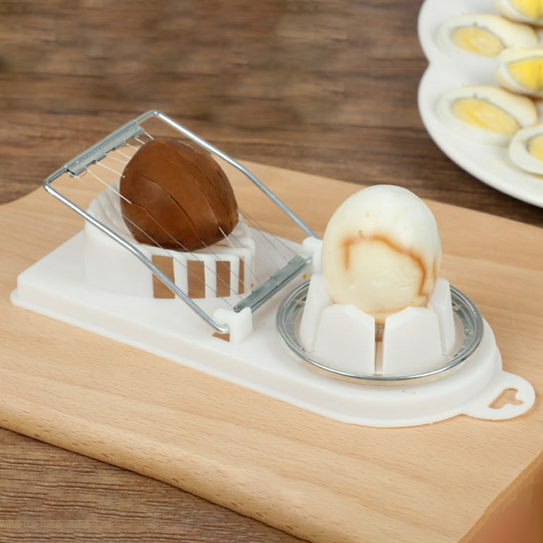 Ludlz Egg Slicer, Egg Cutter Heavy Duty Slicer for Strawberry