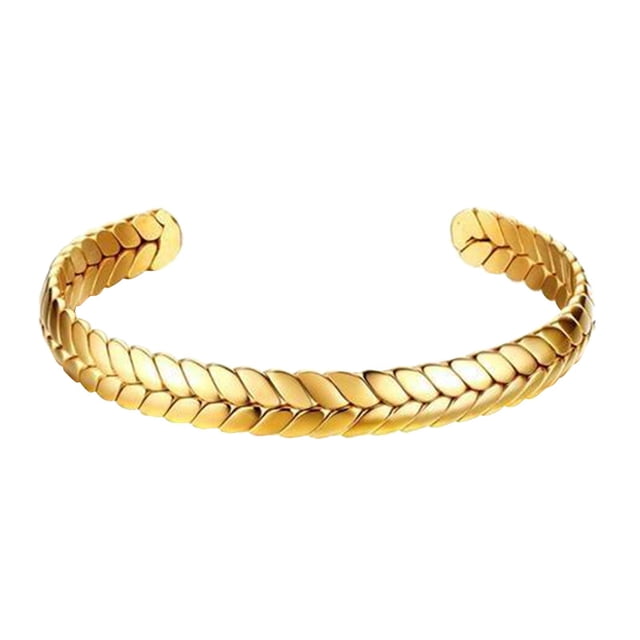 Pulsera Sunnimix para Mujer Dorado 8 Ancho