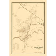 Exeter New Hampshire - Dow 1845 - 23.00 x 34.42 - Glossy Satin Paper