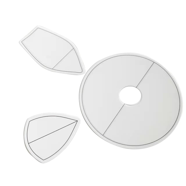 Kit de Couture Creux en Forme Spéciale 3 Pcs, Gabarit de Patchwork DIY