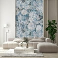 thumbnail image 3 of Idea4wall 2pcs Watercolor White Floral Abstract Artistic Flower Field Wall Murals, Removable Self-Adhesive Stick Wallpaper Large Wall Stickers for Home Decorative, 48"x120", 3 of 5