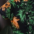 thumbnail image 6 of QUDDERR Toddler Boys Short Sleeve Shirt Outfits Baby Boys Hawaiian Tops Shorts Sets 1-4 Years Printed Shirt Shorts Summer Cotton 2 Piece, 6 of 9