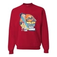 thumbnail image 1 of Wild Bobby, Betty Boop Endless Summer Beach the Dog Betty Boop Unisex Crewneck Sweatshirt, Red, 4X-Large, 1 of 5