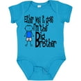 thumbnail image 3 of Inktastic Either Way It Goes, I'm the Big Brother Boys Baby Bodysuit, 3 of 5