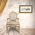 thumbnail image 3 of Reed, Tara 14x8 Gold Ornate Wood Framed with Double Matting Museum Art Print Titled - Christmas Barn panel II, 3 of 4