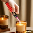 thumbnail image 5 of Windproof Adjustable Flame Butane Lighter | Rechargeable Metal & Ceramic | Refillable Powerful 1300°C Torch for Candles Fireplace BBQ Outdoor Cooking | Non-Slip Shockproof Portable Design, 5 of 6