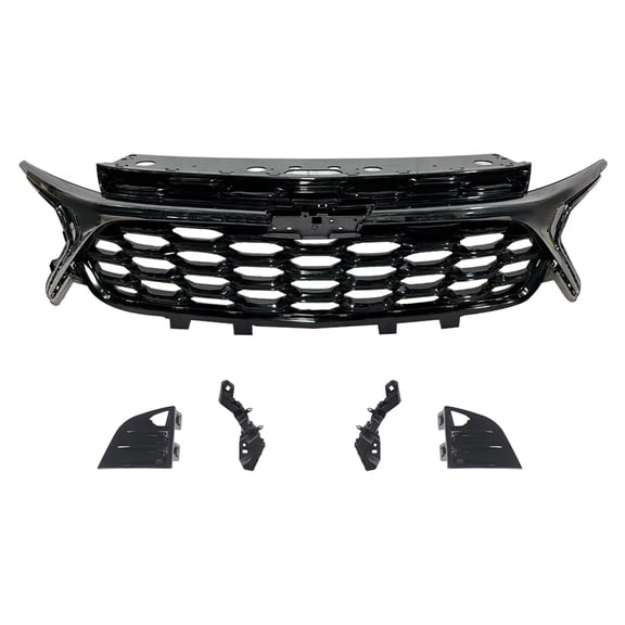 Front Bumper Grille Assembly For 2024 2025 2026 Chevrolet Trax RS w/ Bracket