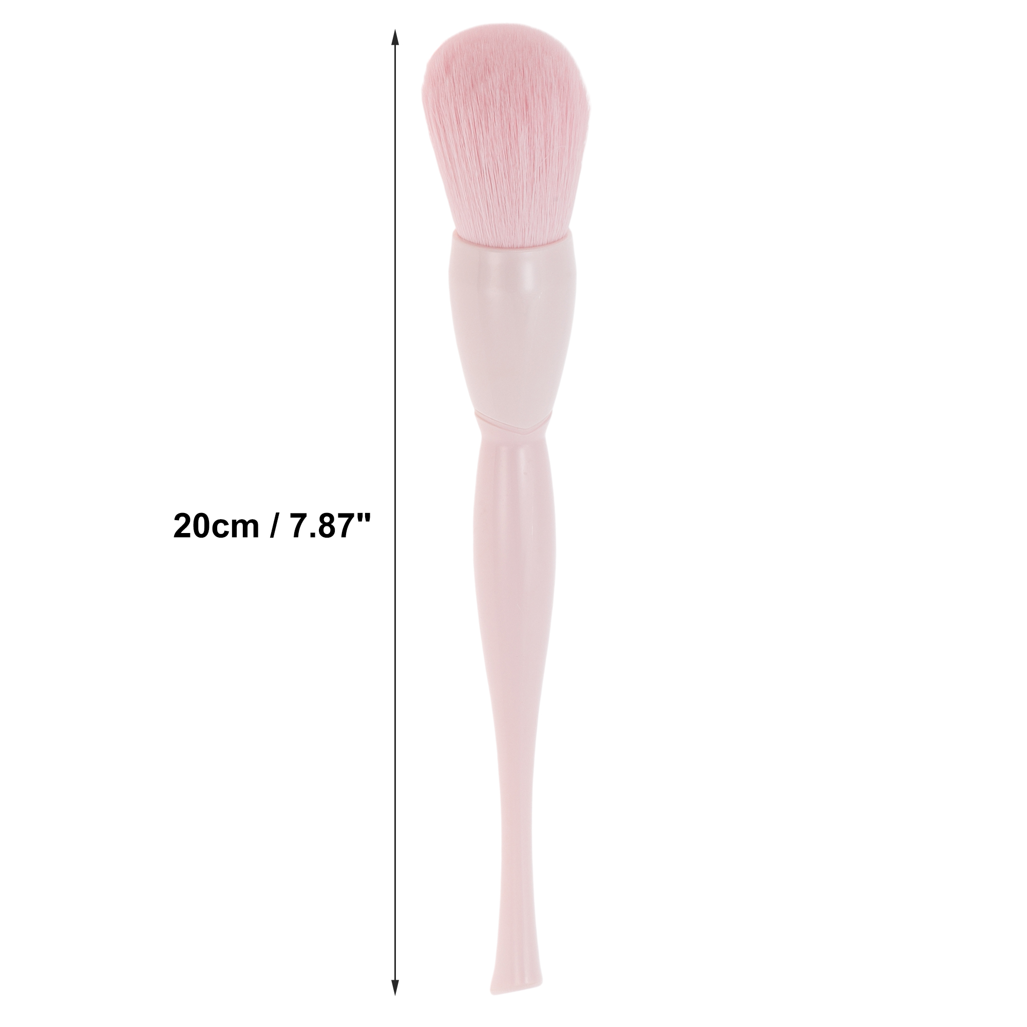 Unique Bargains 1 Pc Lightweight Blush Brush for Daily Makeup Application Light Pink