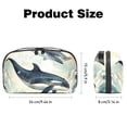 thumbnail image 5 of Whale Premium Oxford Cloth Waterproof Storage Box for USB Case, Charge Cord Organizer, and Digital Recorder Pouch - 5.9x9.44x3.14 in, 5 of 6