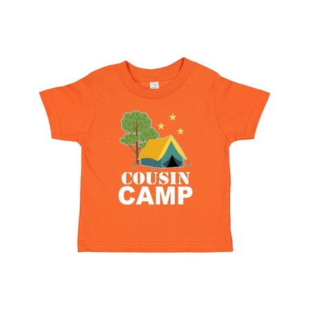 

Inktastic Cousin Camp Apparel Camping Gift Toddler Boy or Toddler Girl T-Shirt