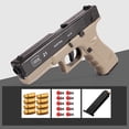 thumbnail image 1 of Shell-ejecting Glock Soft Bullet Gun Automatic Burst Toy Gun Empty Warehouse Hanging Machine Toy Pistol, 1 of 2