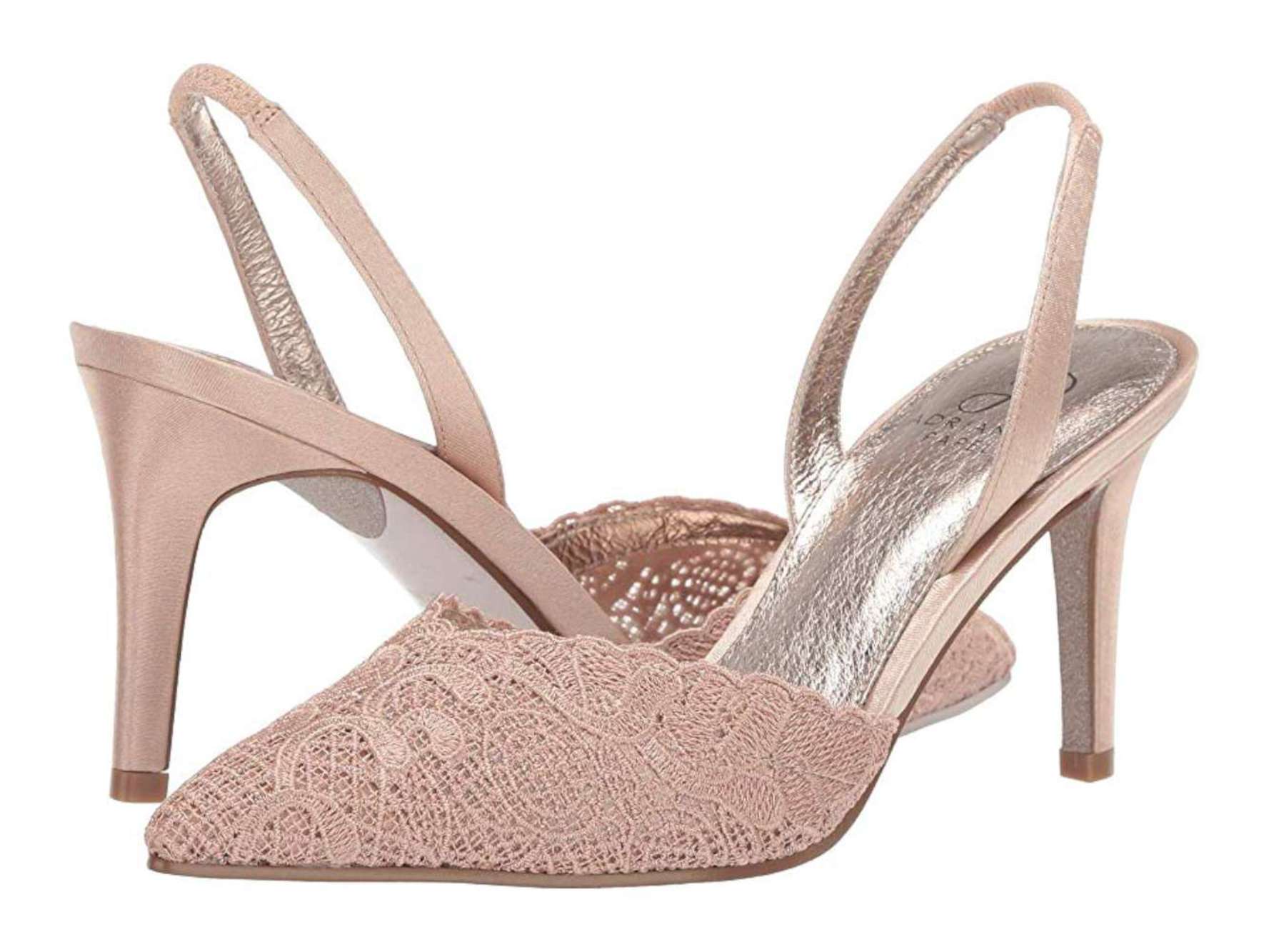 Adrianna Papell Women's Shoes Hallie Fabric Pointed Toe Special, Blush, Size 8.5 - image 1 of 3