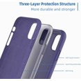 thumbnail image 4 of IBAOLEA Compatible with iPhone 11 Case 6.1 Inch, Liquid Silicone Gel Rubber Full Body Protection Cover with Soft Microfiber Lining, Shockproof Protective Phone Case for iPhone 11, Wine Red Purple, 4 of 7