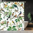 thumbnail image 3 of Bird Shower Curtain Nature Shower Curtains for Bathroom Birds on Tree Shower Curtain Set with Hooks Waterproof Polyester Fabric-72"W x 72"L (Pack of 1), 3 of 7