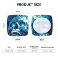 thumbnail image 5 of Logiee Abstract Blue Skull Print Square Chair Seat Covers, Stretch Chair Seat Covers,Seat Chair Slipcover, Non-Slip Chair Slipcover,Furniture Protector for Indoor and Outdoor-Six Piece, 5 of 7