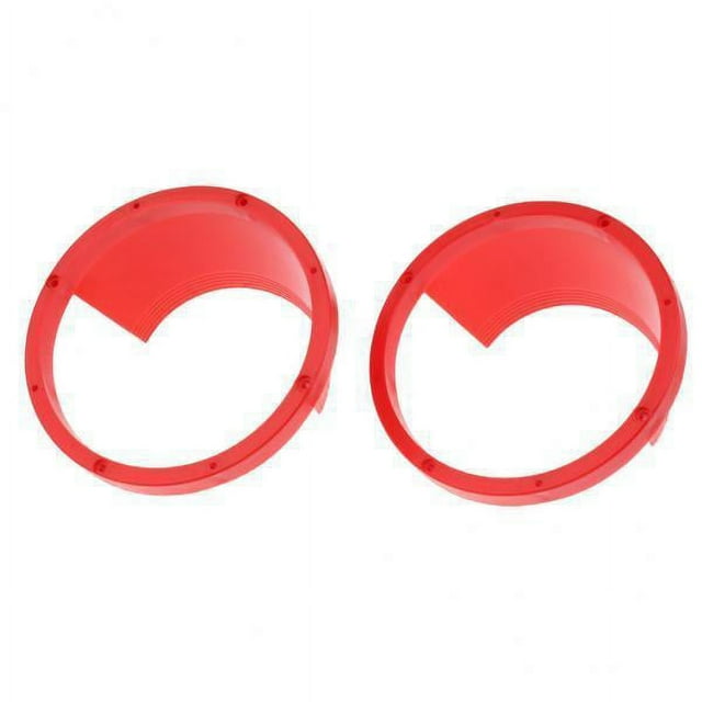 kusrkot 3-10pack 1 Pair Waterproof Car Audio 6.5'' Dia Speaker Spacers Extender Rings 3 Pcs