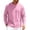 Pink, variant on YODETEY Men’s Crew Neck Long Sleeve T‑Shirt, Stretch Moisture Wicking Active Shirts,Size S-3XL