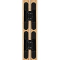 thumbnail image 3 of 2PCS 6 inch Invisible Door Hinges Hidden Hinges Concealed Zinc Alloy & Screws Black, 3 of 12