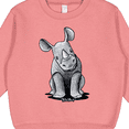 thumbnail image 3 of Inktastic Curious Rhinos Toddler Sweatshirt, 3 of 4