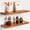 Natural Teak, variant on 24 Inch Teak Floating Shelves Set of 2 - Solid Natural Wood Wall Mounted Shelves with Invisible Brackets - Heavy Duty Waterproof Storage for Bathroom, Kitchen, Living Room & Outdoor