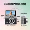 thumbnail image 4 of Yhaizhuy 64GB Mini Thumb Digital Camera,180° Flip Screen,1.47" Ips Flip Screen Retro Ultra-Portable Keychain Digital Camera,Black, 4 of 11