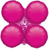 24 inch Magicarch Large - Metallic Fuchsia Anagram Foil Mylar Balloon - Party Supplies Decorations