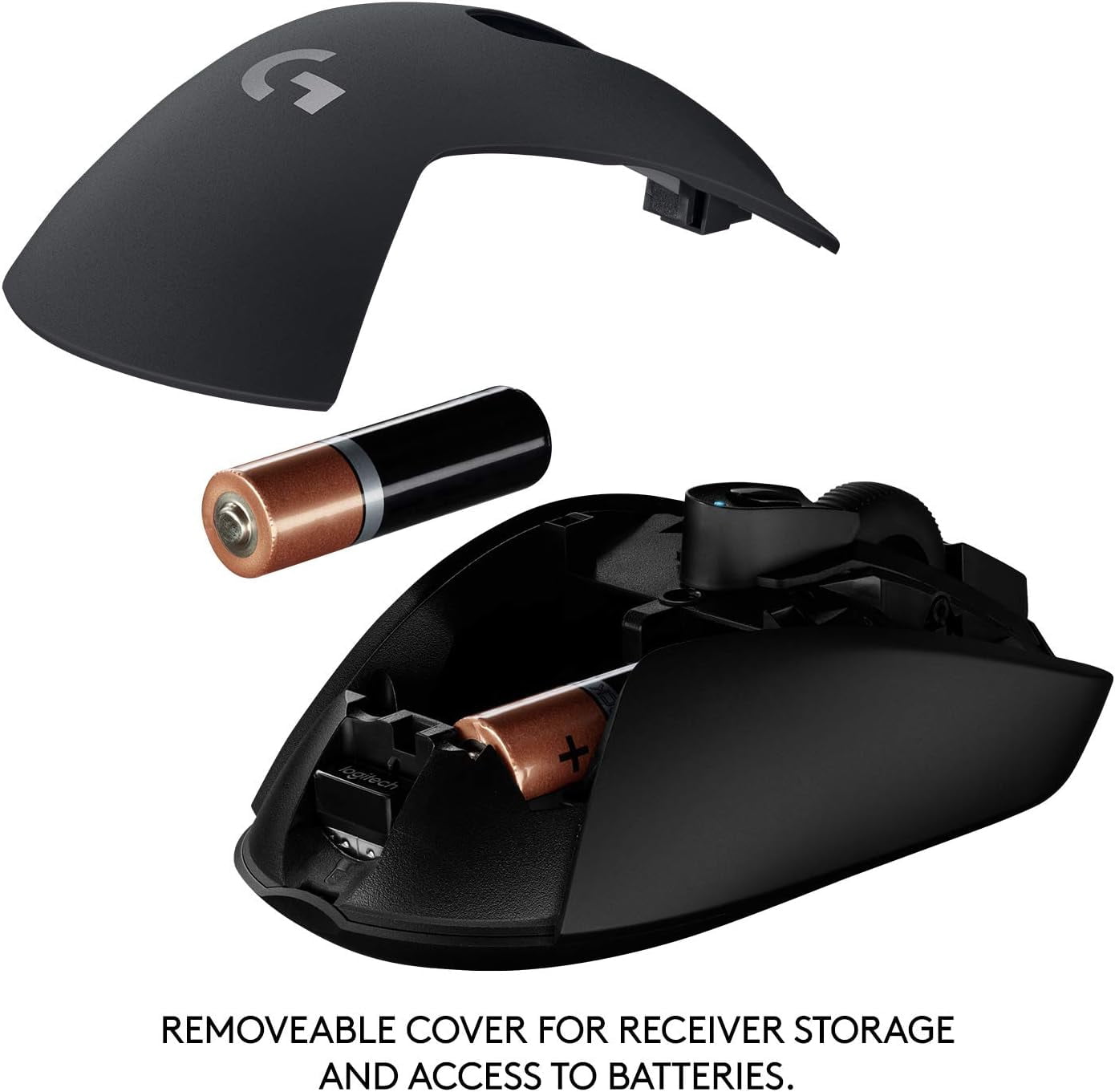 Logitech G603 LIGHTSPEED Wireless Gaming Mouse, Ergonomically Designed, 12,000 DPI - Black
