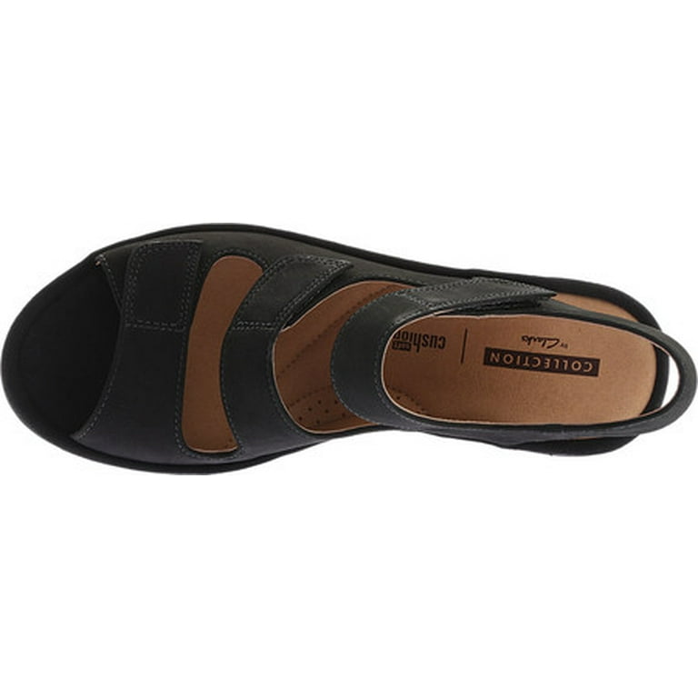 Women s Clarks Reedly Juno Wedge Sandal Walmart