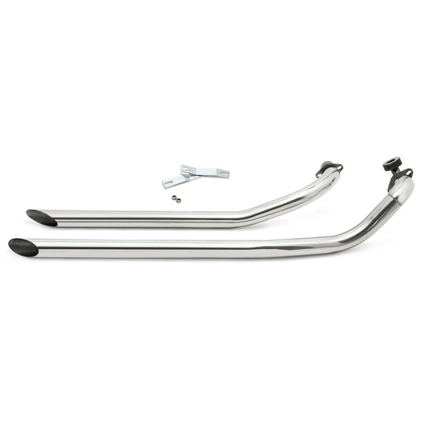 Shortshots Staggered Exhaust Pipes Silencer Mufflers for Yamaha V Star